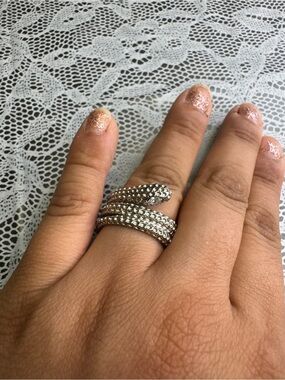 Vintage snake ring sighned oscar dela renta